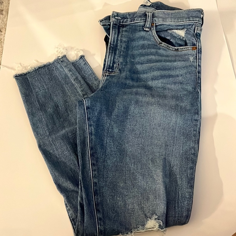 Abercrombie The Super Skinny Ankle High Rise